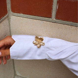 Fleur de cerisier dorée - 1 set (2 pièces)