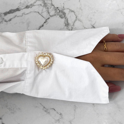 Cœur en perles - 1 set (2 pièces)