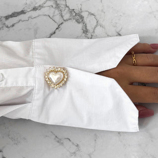 Cœur en perles - 1 set (2 pièces)