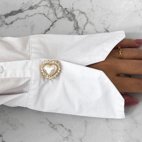 Cœur en perles - 1 set (2 pièces)