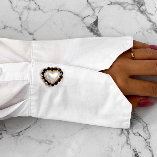 Cœur en perles - 1 set (2 pièces)